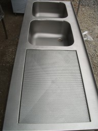 SX rozsdamentes csepegtetős mosogató nagykonyhai ipari